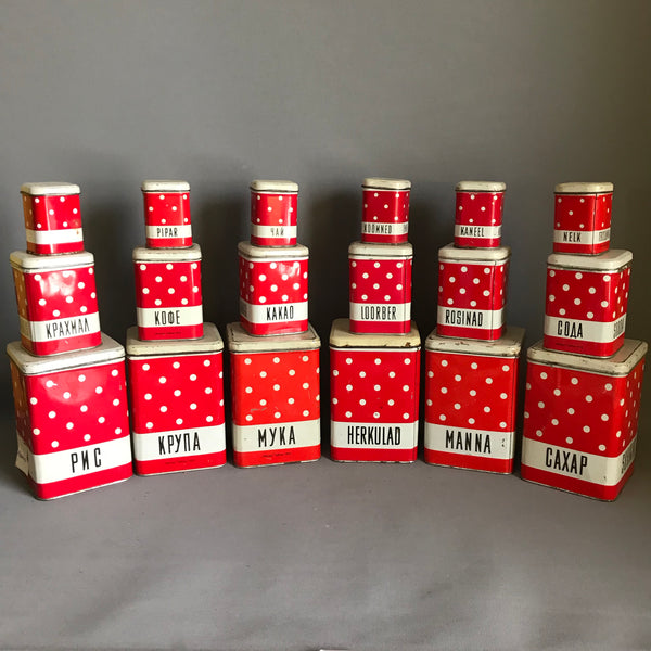 Vintage Canister Complete Set