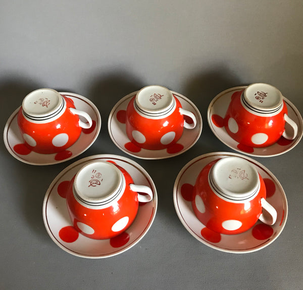 Vintage tea cups/ retro tea cups