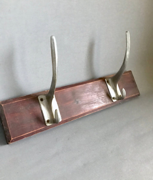 Vintage Coat Rack - 2 hooks