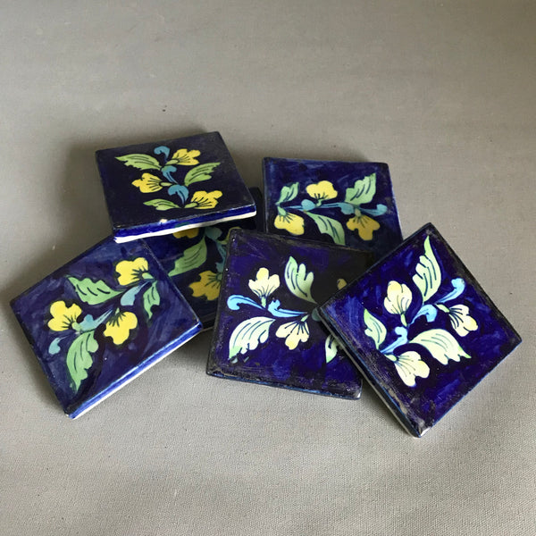 Vintage ceramic tiles / hand painted tiles / wall tiles