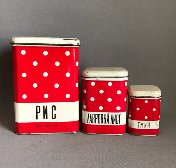 Vintage Canister Complete Set