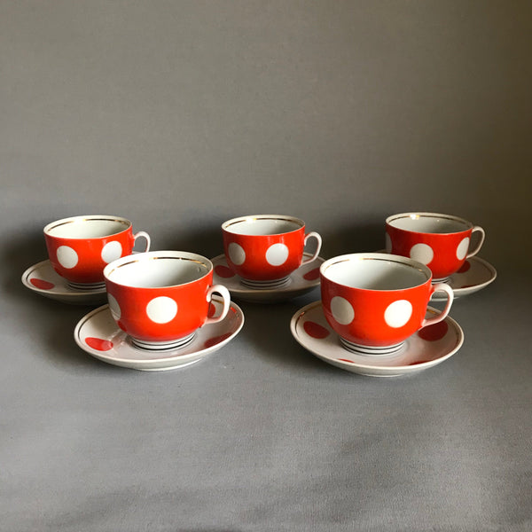 Vintage tea cups/ retro tea cups