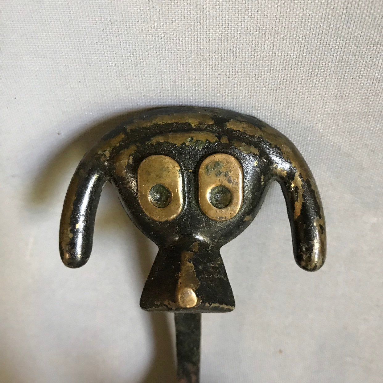 Vintage  coat hook / dog