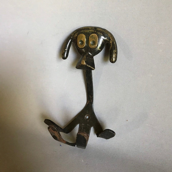 Vintage  coat hook / dog