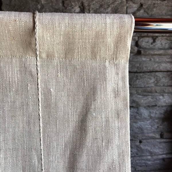 OSLO -  Linen Tie Up Blind - Oatmeal