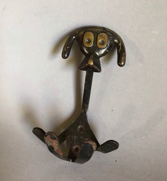 Vintage  coat hook / dog