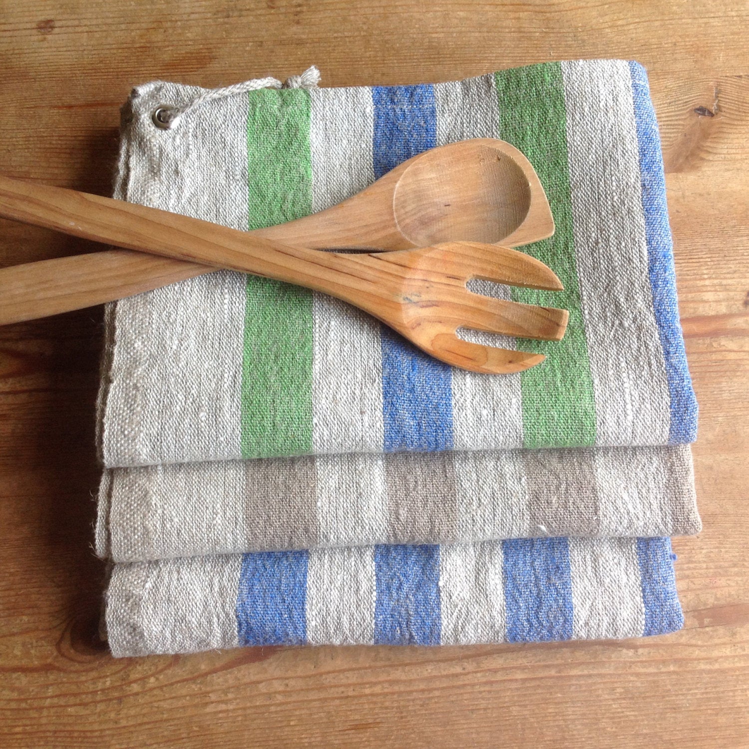 Rough Linen Kitchen Towels